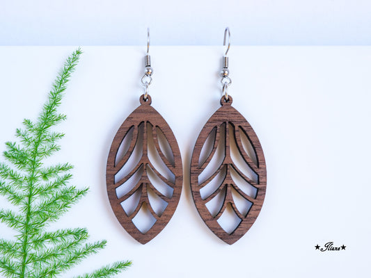 Holzohrringe Boho #10