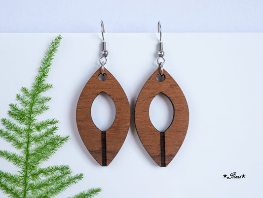 Holzohrringe Boho #26