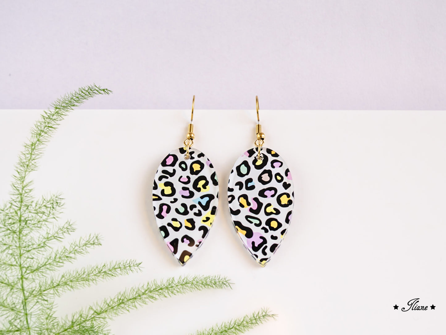 Leo Collection - Pastell - Acryl-Ohrringe