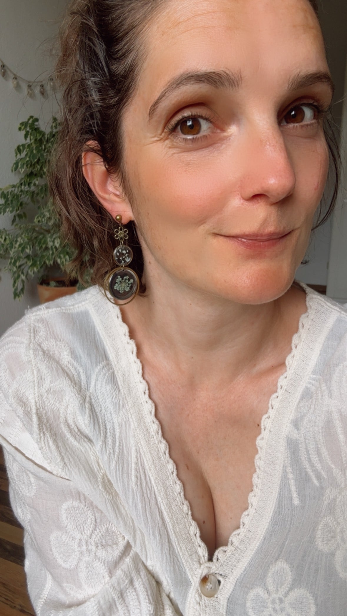 Sauge - Mismatched Ohrringe antik bronze