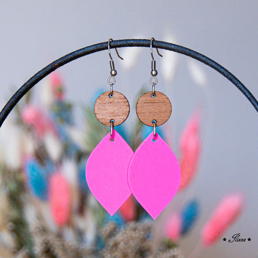 Essential Collection - Fuchsia - Acryl-Ohrringe