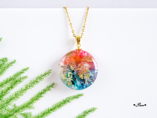 Golden Rainbow - Kette aus Edelstahl gold 0764