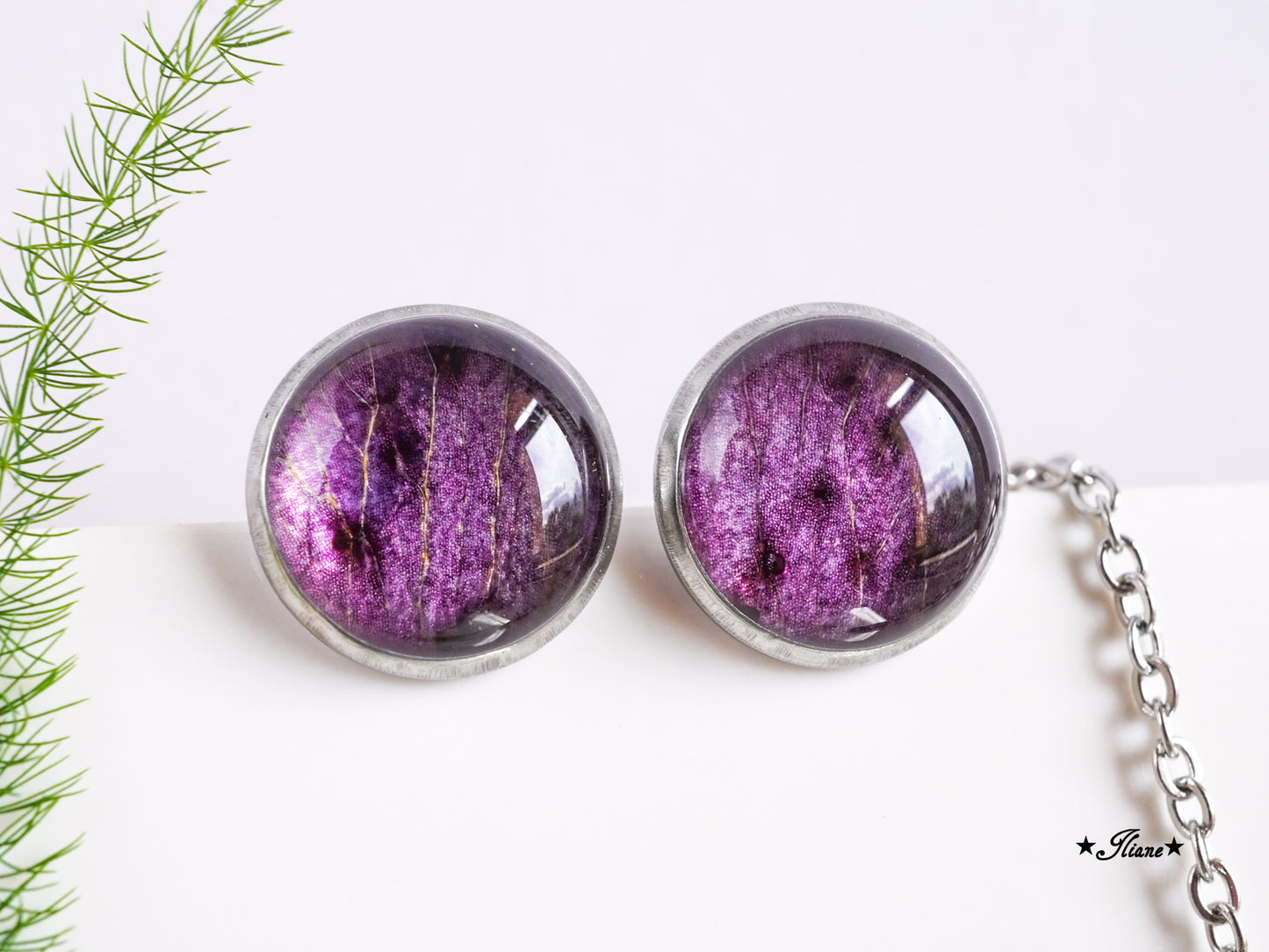 Lilie - SET Edelstahl silber, gold oder roségold