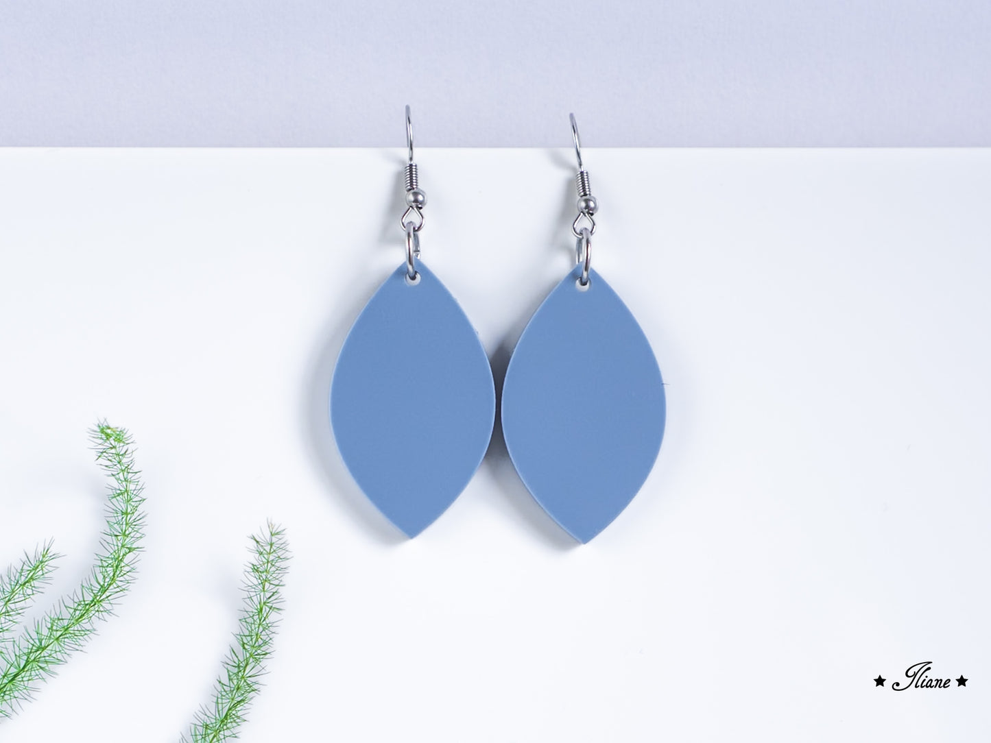Pastel Collection - Blueberry - Acryl-Ohrringe
