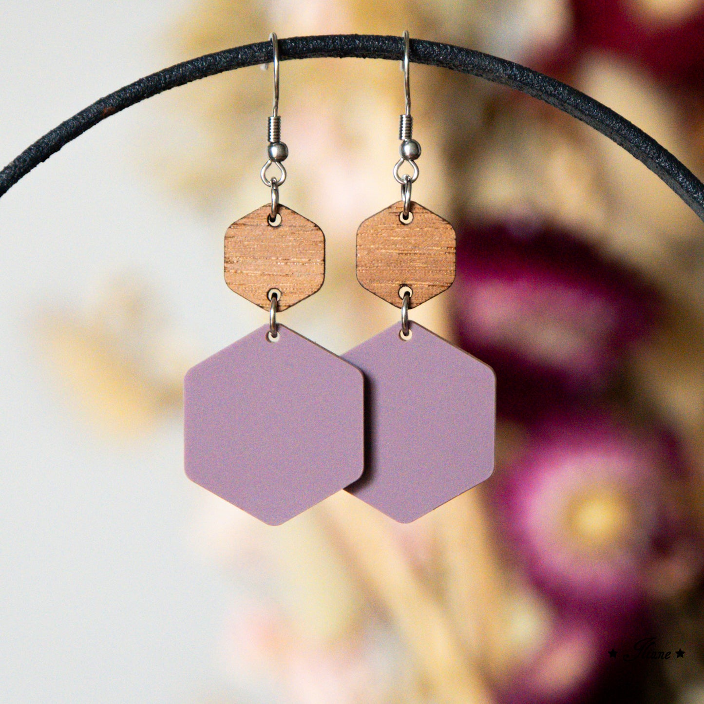 Earth Toned Collection - Wisteria - Acryl-Ohrringe